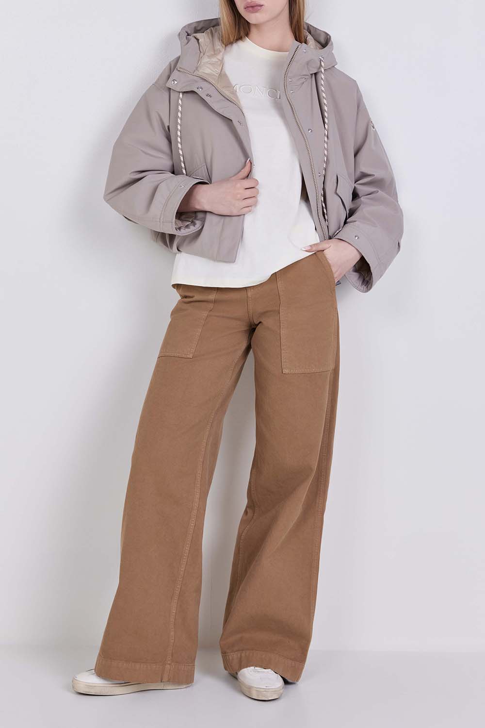 מעיל קרופ בגזרת אוברסייז